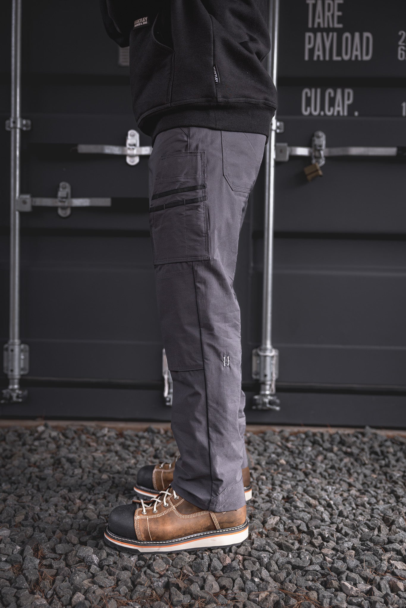 RX-1 Relaxed Lightweight Work Pants Gunmetal – Huxtley