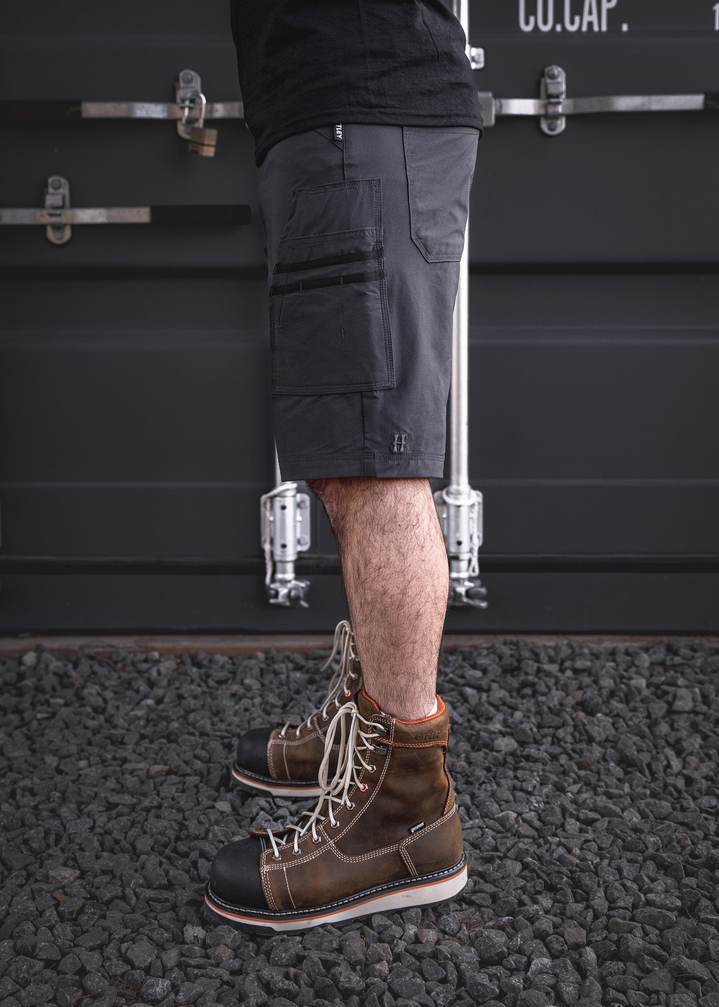SX-1 Work Shorts Gunmetal – Huxtley