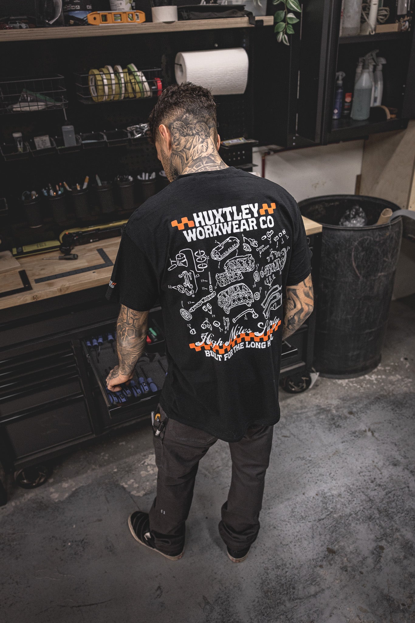 
                  
                    HX-891 "High Miles Supply" Tee
                  
                