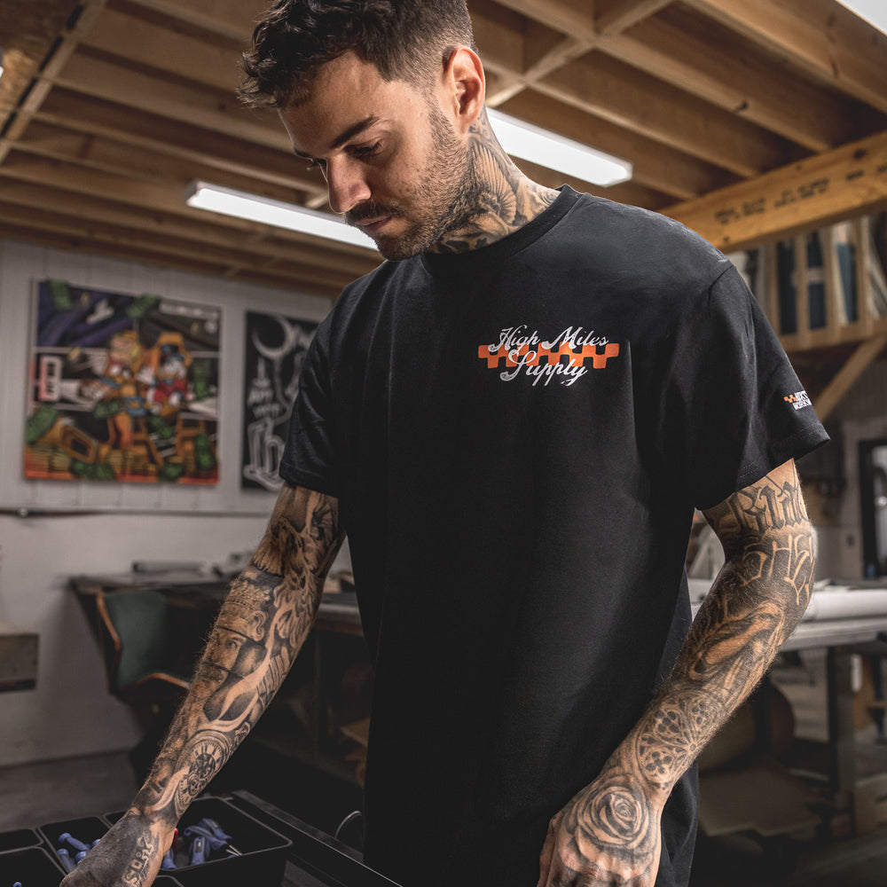 
                  
                    HX-891 "High Miles Supply" Tee
                  
                