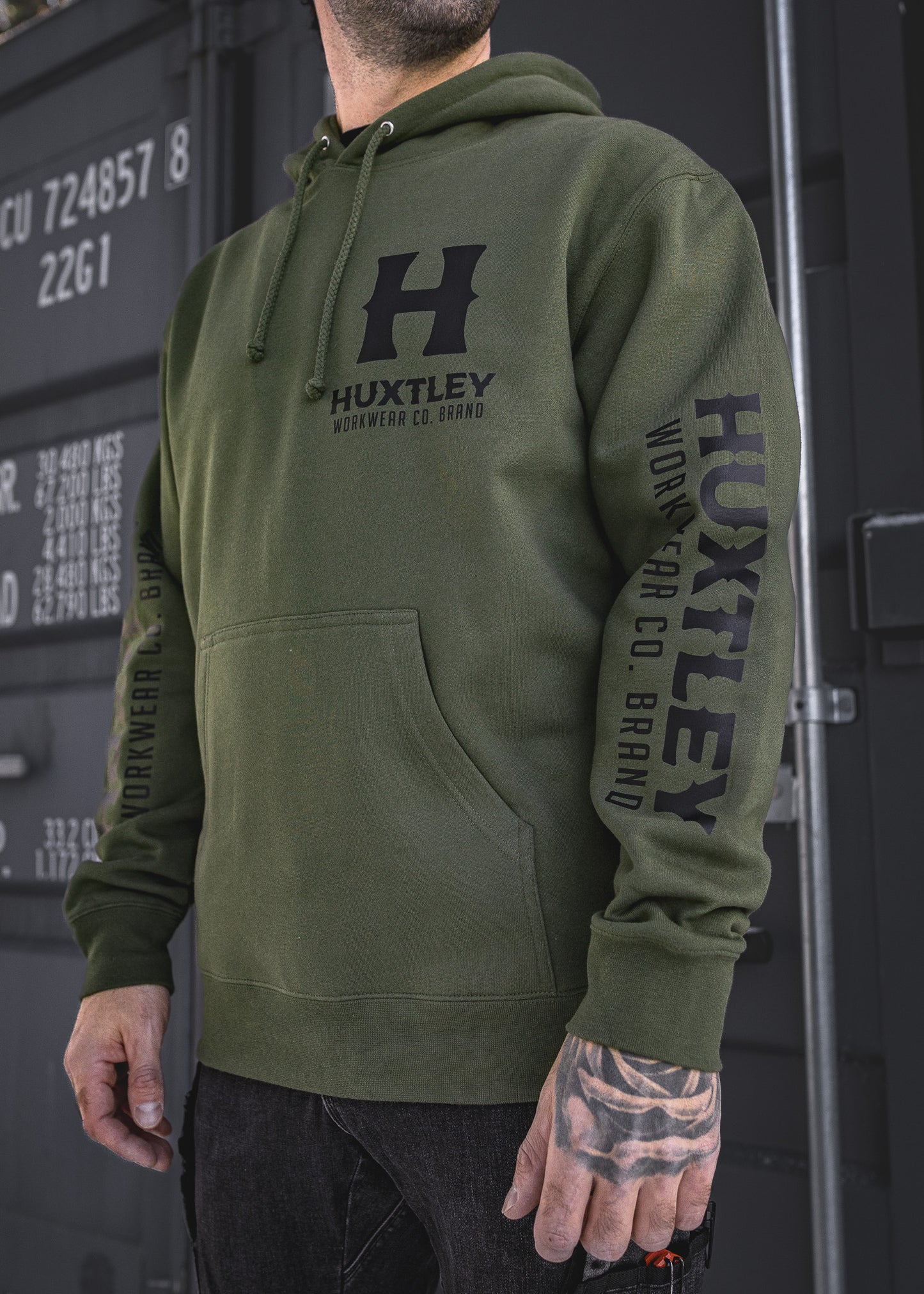 
                  
                    Coton Ouaté HX-717 Épais "Full Print" Olive / Noir
                  
                