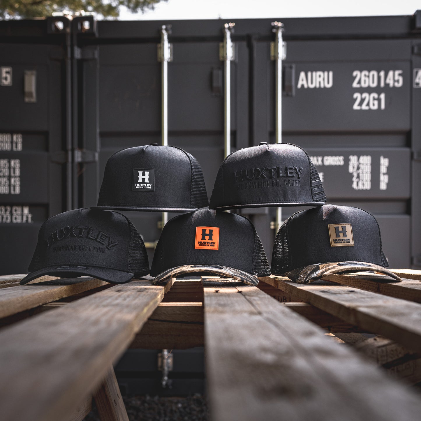 
                  
                    Casquette Classique à Palette Plate HS-37 "Workwear Co. Brand" Noir
                  
                