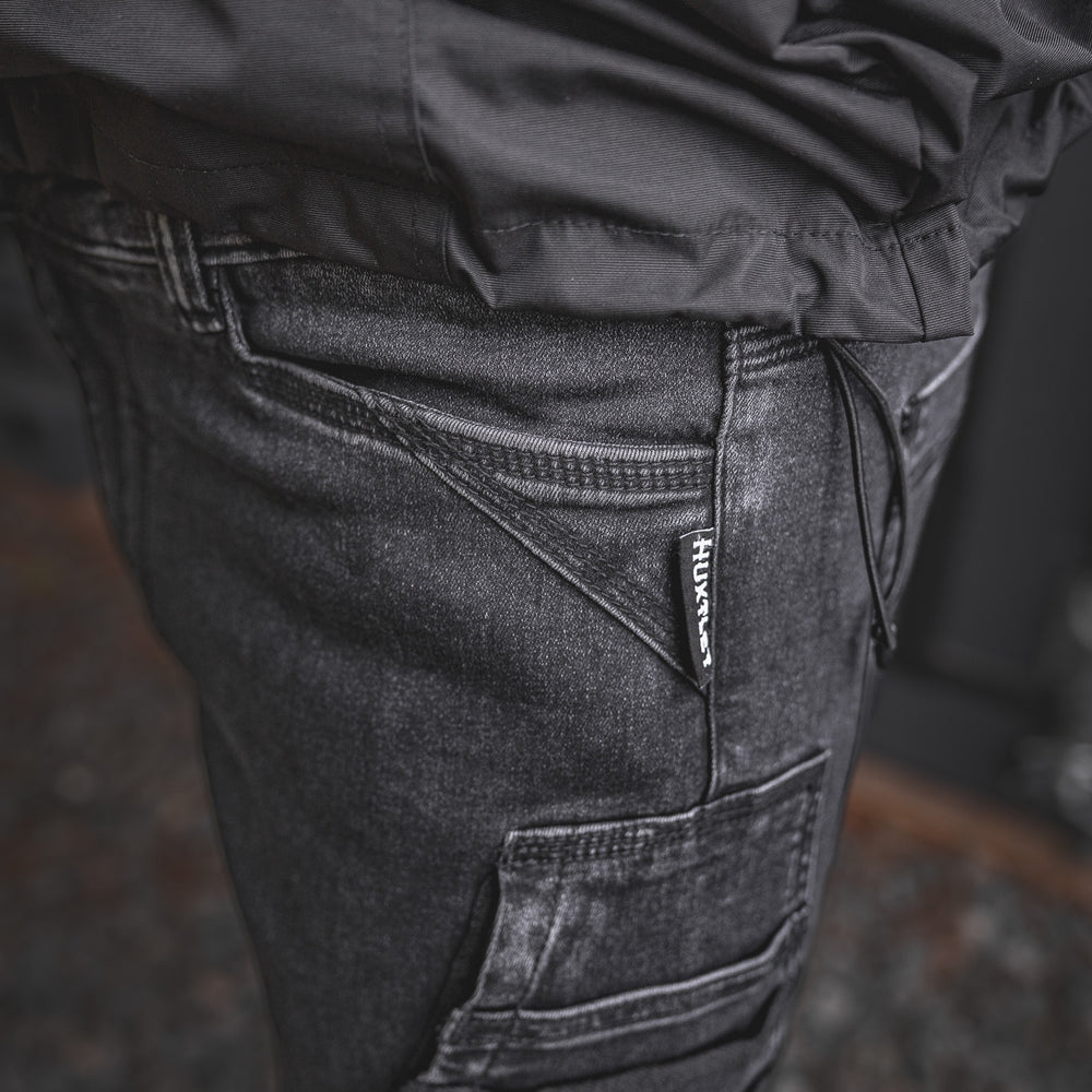 
                  
                    FX-1 Slim Work Jeans Stonewashed Black
                  
                