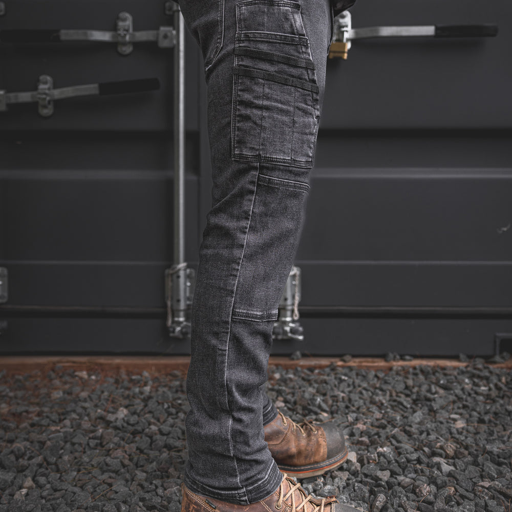 
                  
                    FX-1 Slim Work Jeans Stonewashed Black
                  
                
