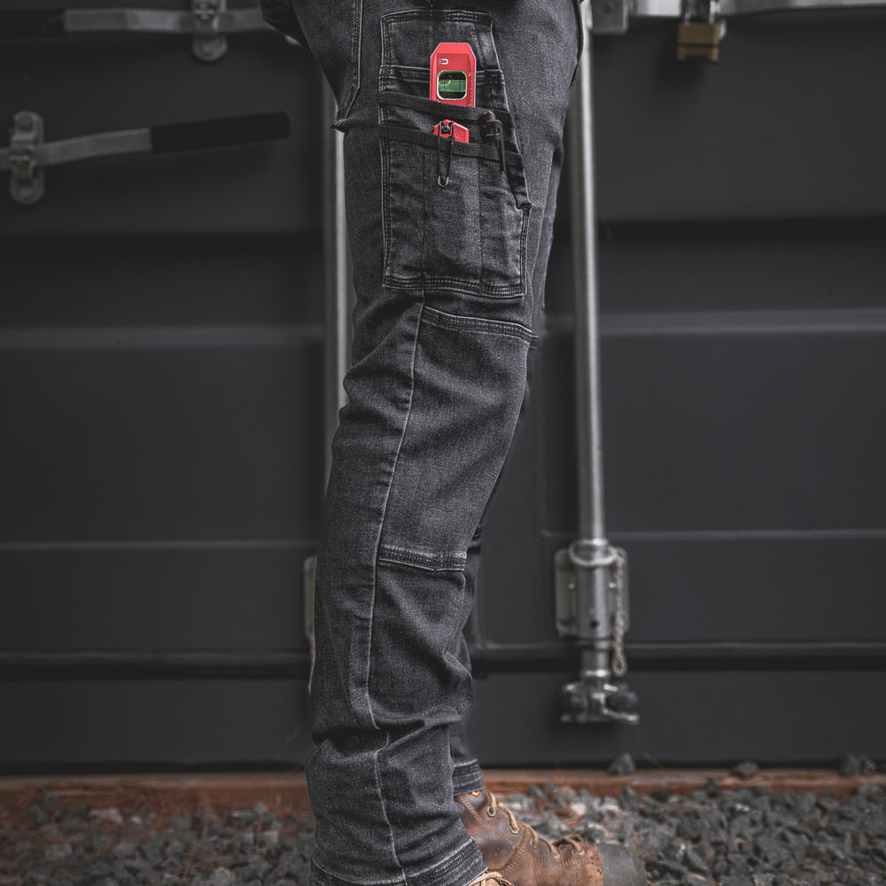 
                  
                    FX-1 Slim Work Jeans Stonewashed Black
                  
                
