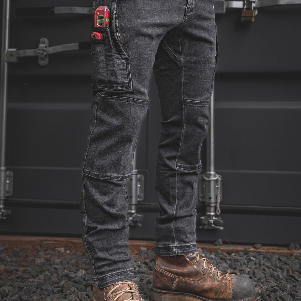 
                  
                    FX-1 Slim Work Jeans Stonewashed Black
                  
                