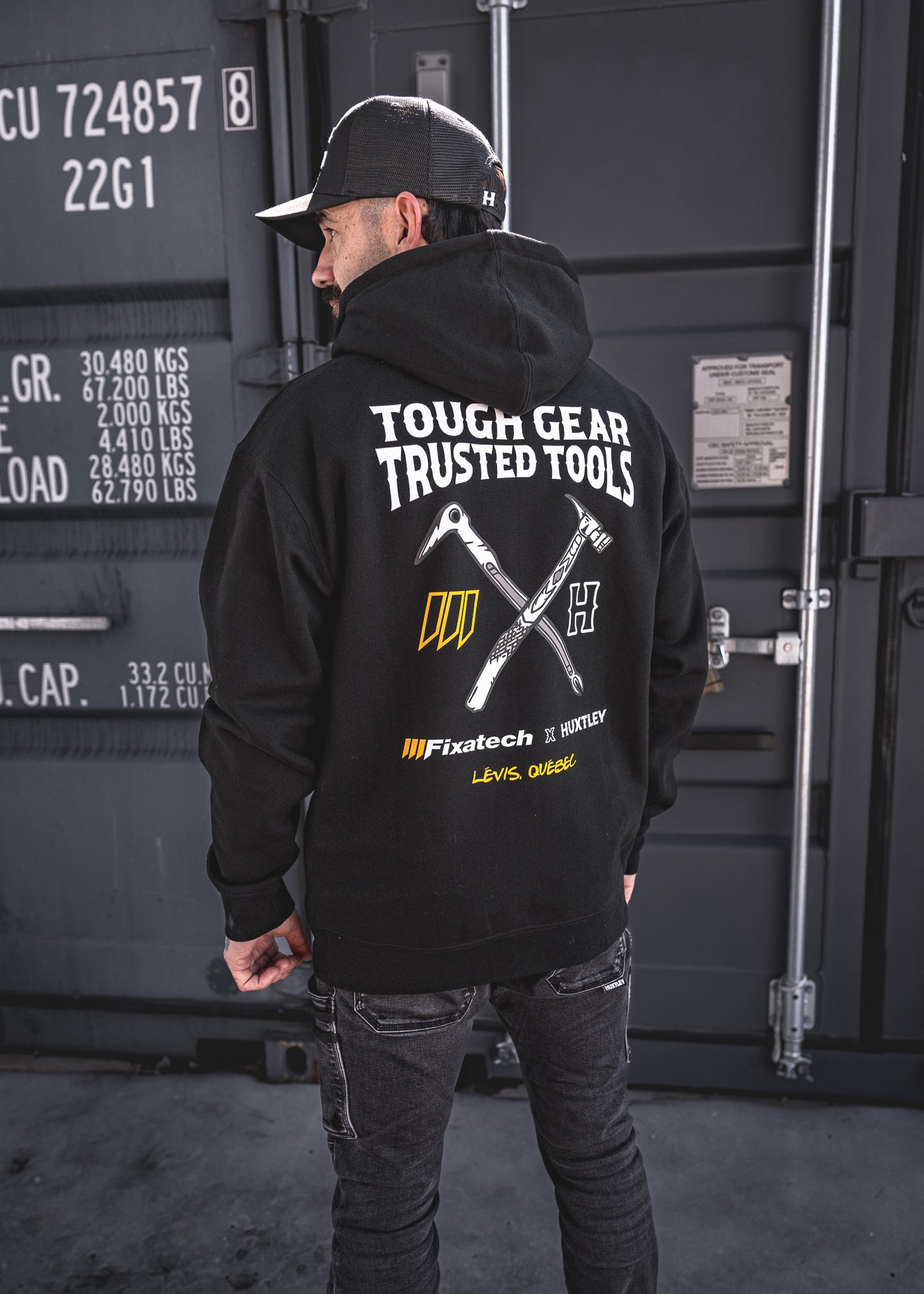 
                  
                    HX-717 Heavyweight Hoodie "Tough Gear - Trusted Tools"
                  
                