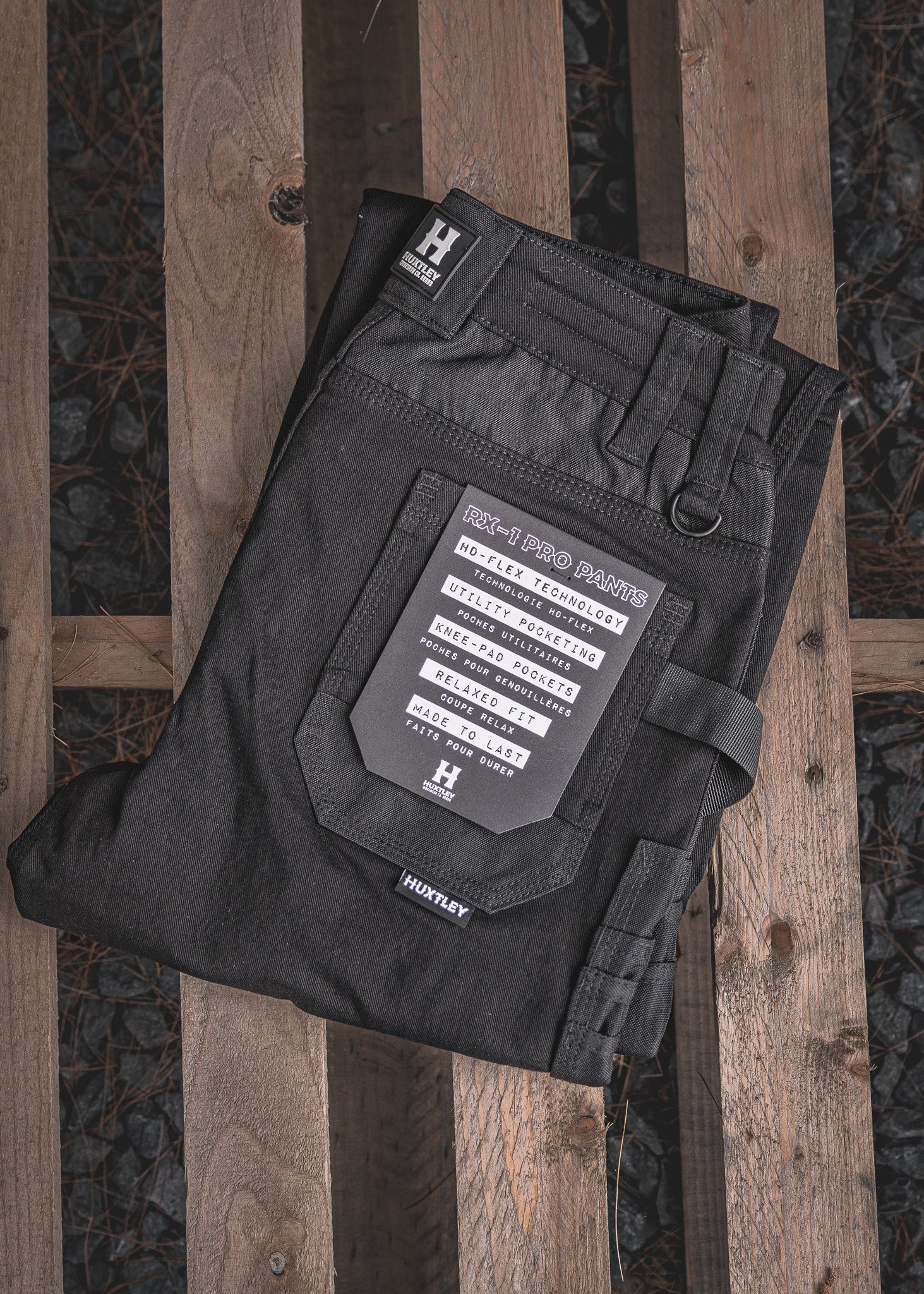 RX-1 Relaxed Pro Pants Blackout – Huxtley