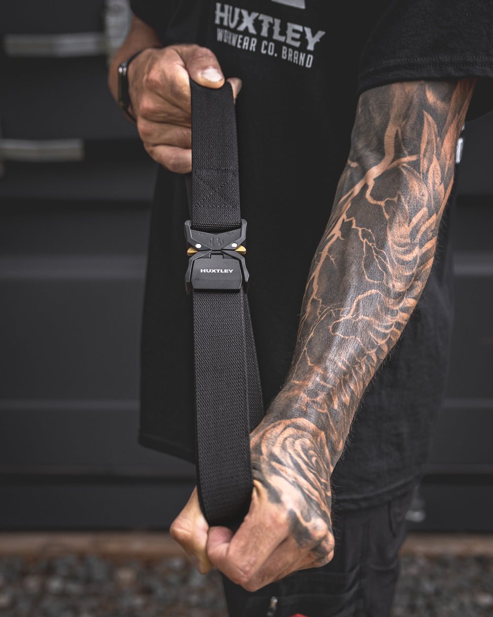BX-95 Stretch Belt Blackout