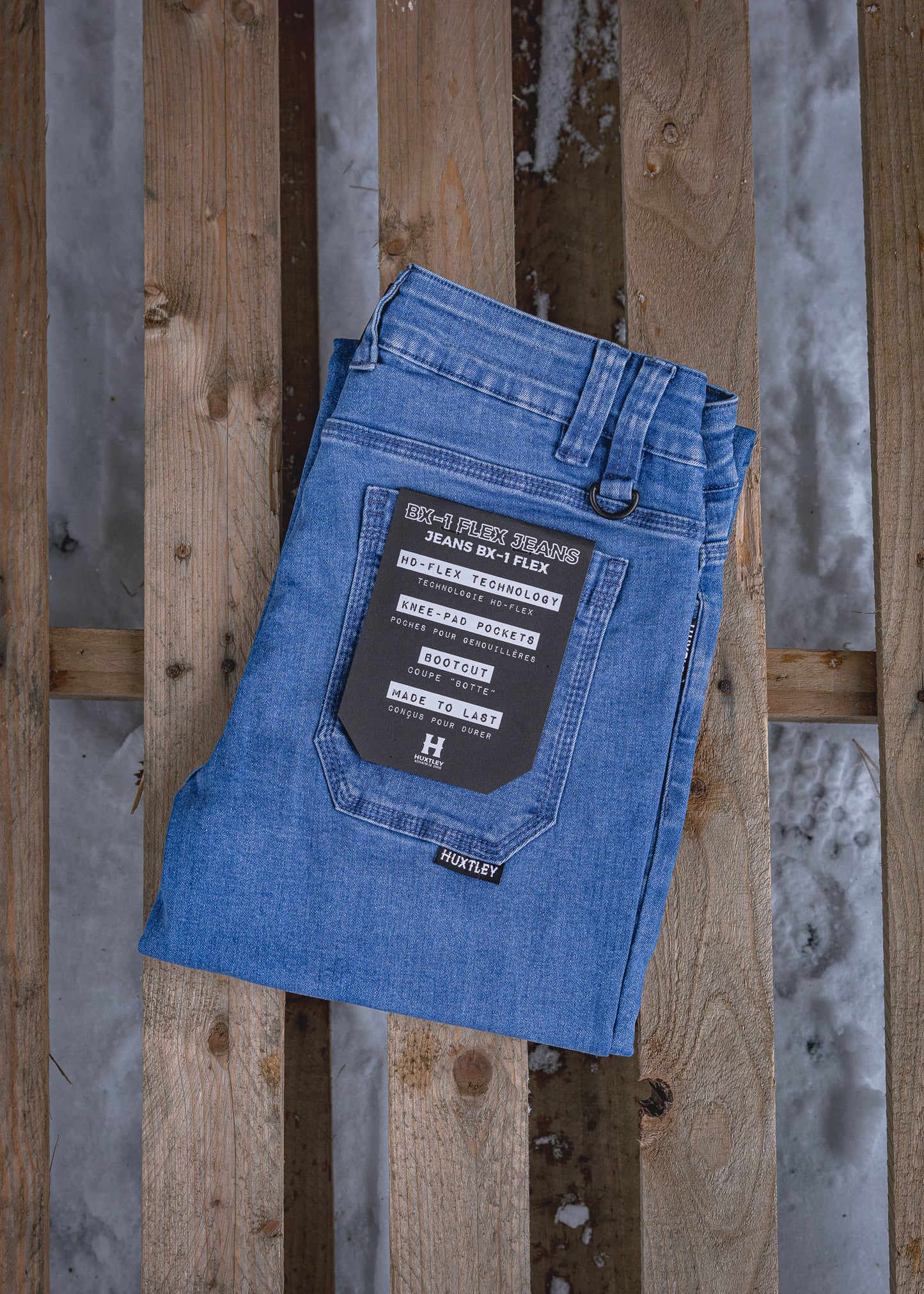 
                  
                    BX-1 Bootcut Flex Jeans Stonewashed Blue
                  
                