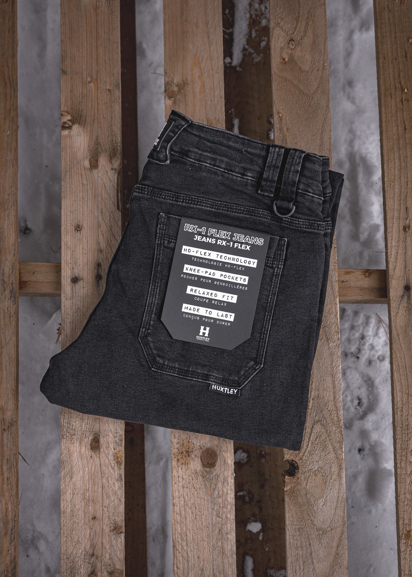 
                  
                    RX-1 Relaxed Flex Jeans Stonewashed Black
                  
                