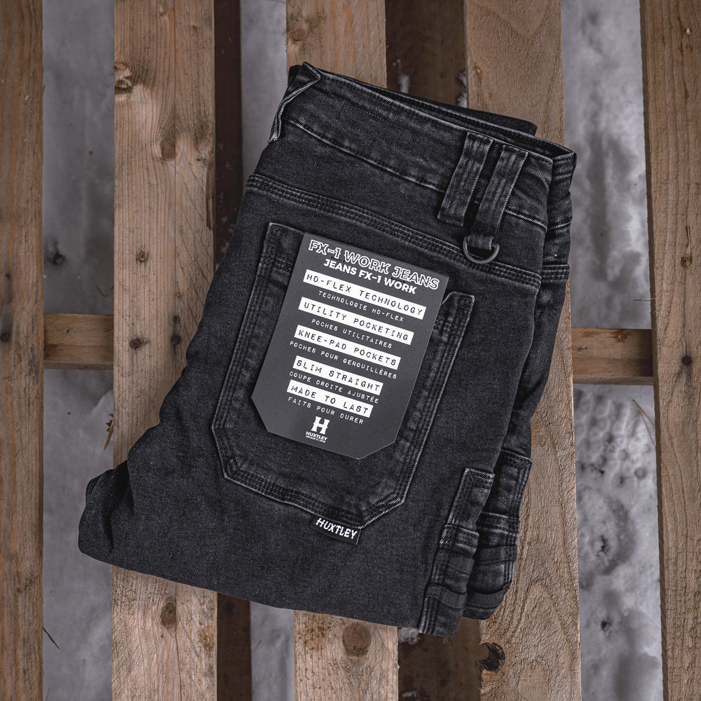 
                  
                    FX-1 Slim Work Jeans Stonewashed Black
                  
                