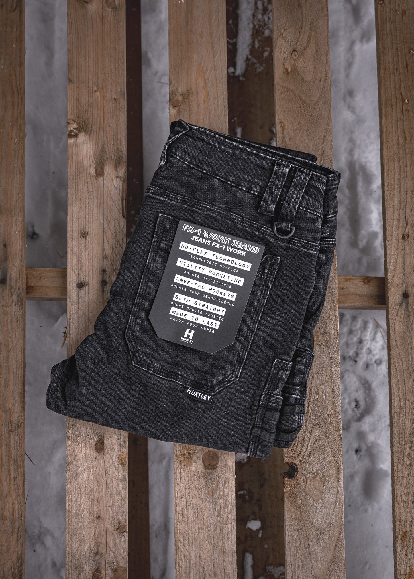 
                  
                    FX-1 Slim Work Jeans Stonewashed Black
                  
                