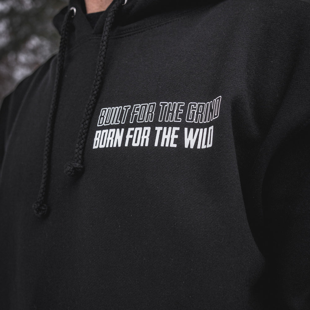 
                  
                    HX-717 Heavyweight Hoodie "Built for the grind - Born for the wild"
                  
                