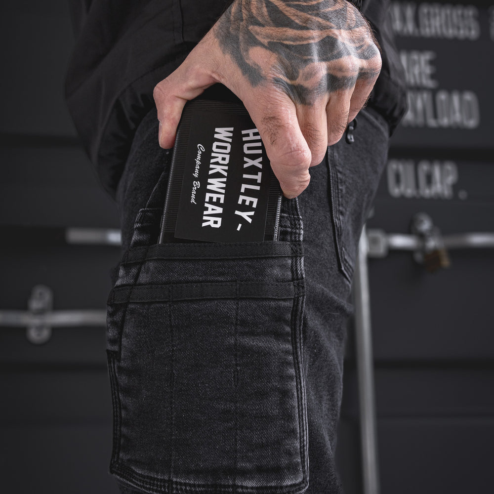 
                  
                    FX-1 Slim Work Jeans Stonewashed Black
                  
                