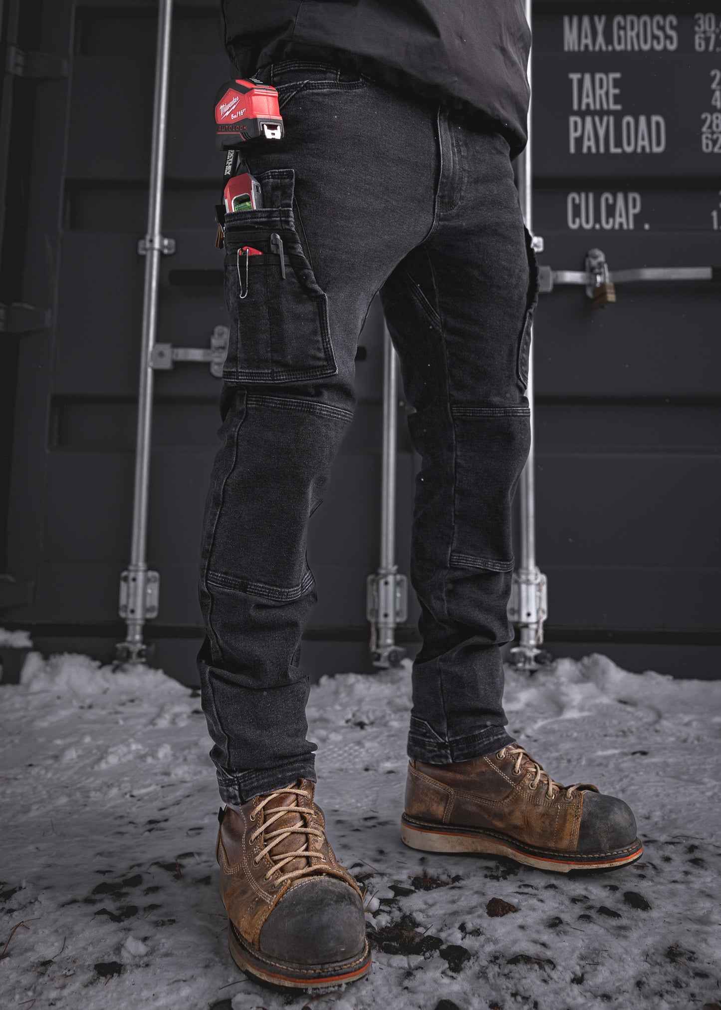 
                  
                    FX-1 Slim Work Jeans Stonewashed Black
                  
                