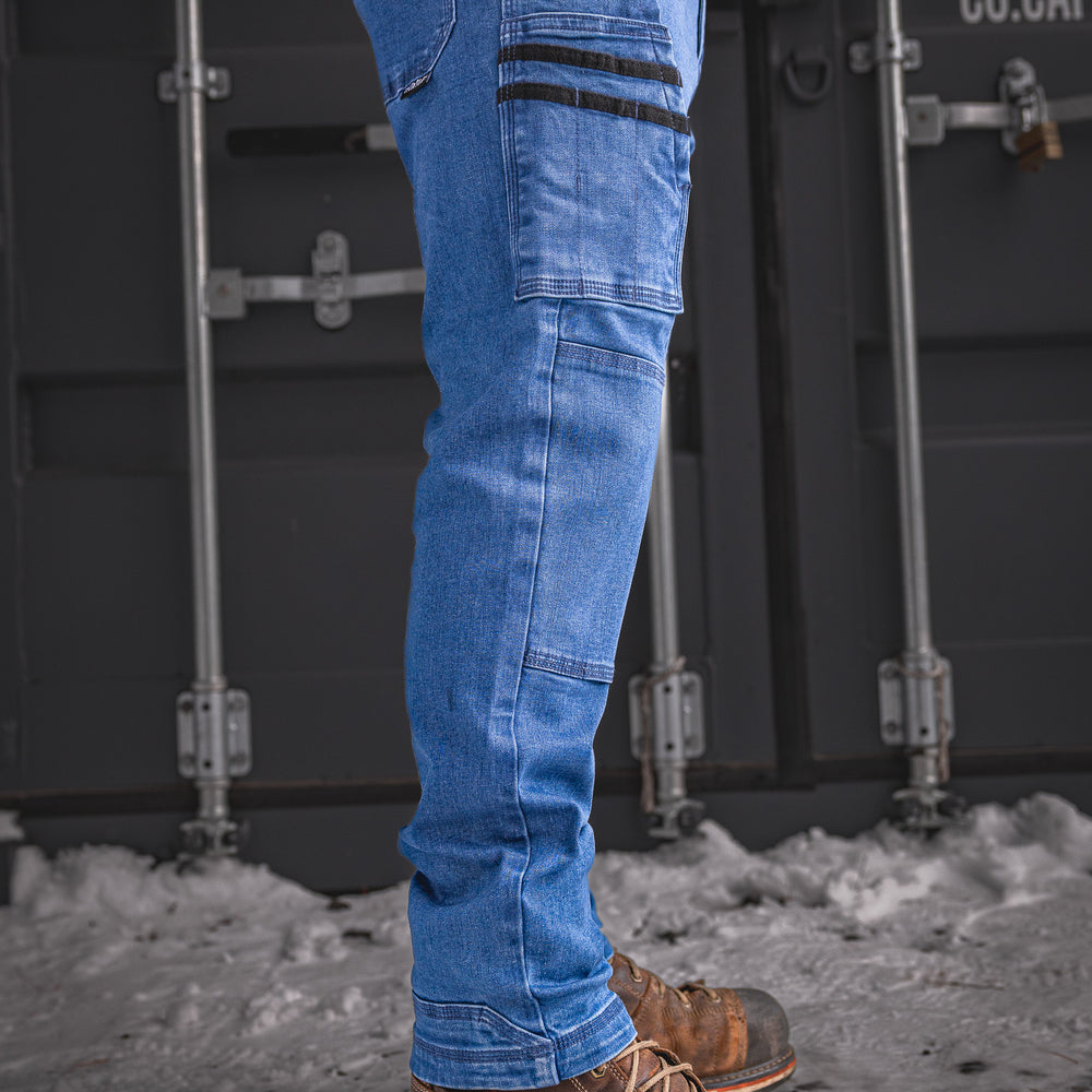 
                  
                    FX-1 Slim Work Jeans Stonewashed Blue
                  
                