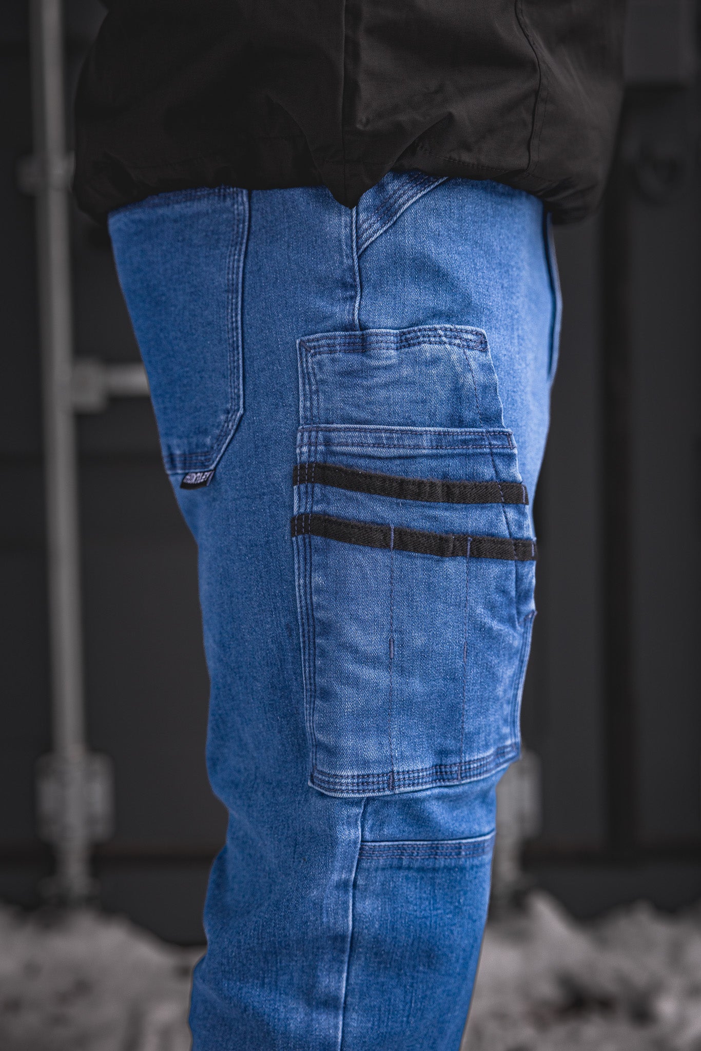 
                  
                    FX-1 Slim Work Jeans Stonewashed Blue
                  
                