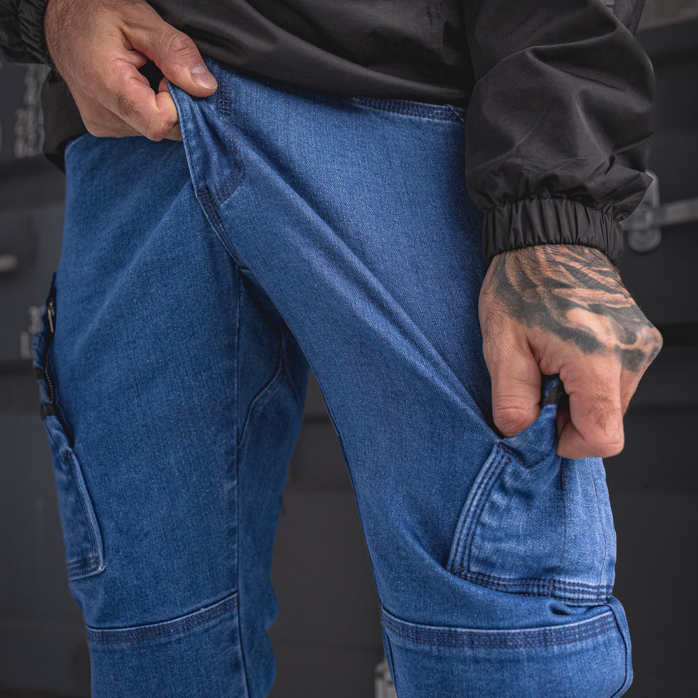 
                  
                    FX-1 Slim Work Jeans Stonewashed Blue
                  
                