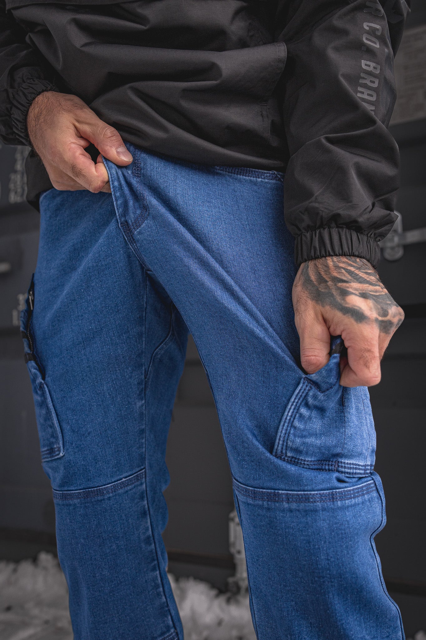 
                  
                    FX-1 Slim Work Jeans Stonewashed Blue
                  
                