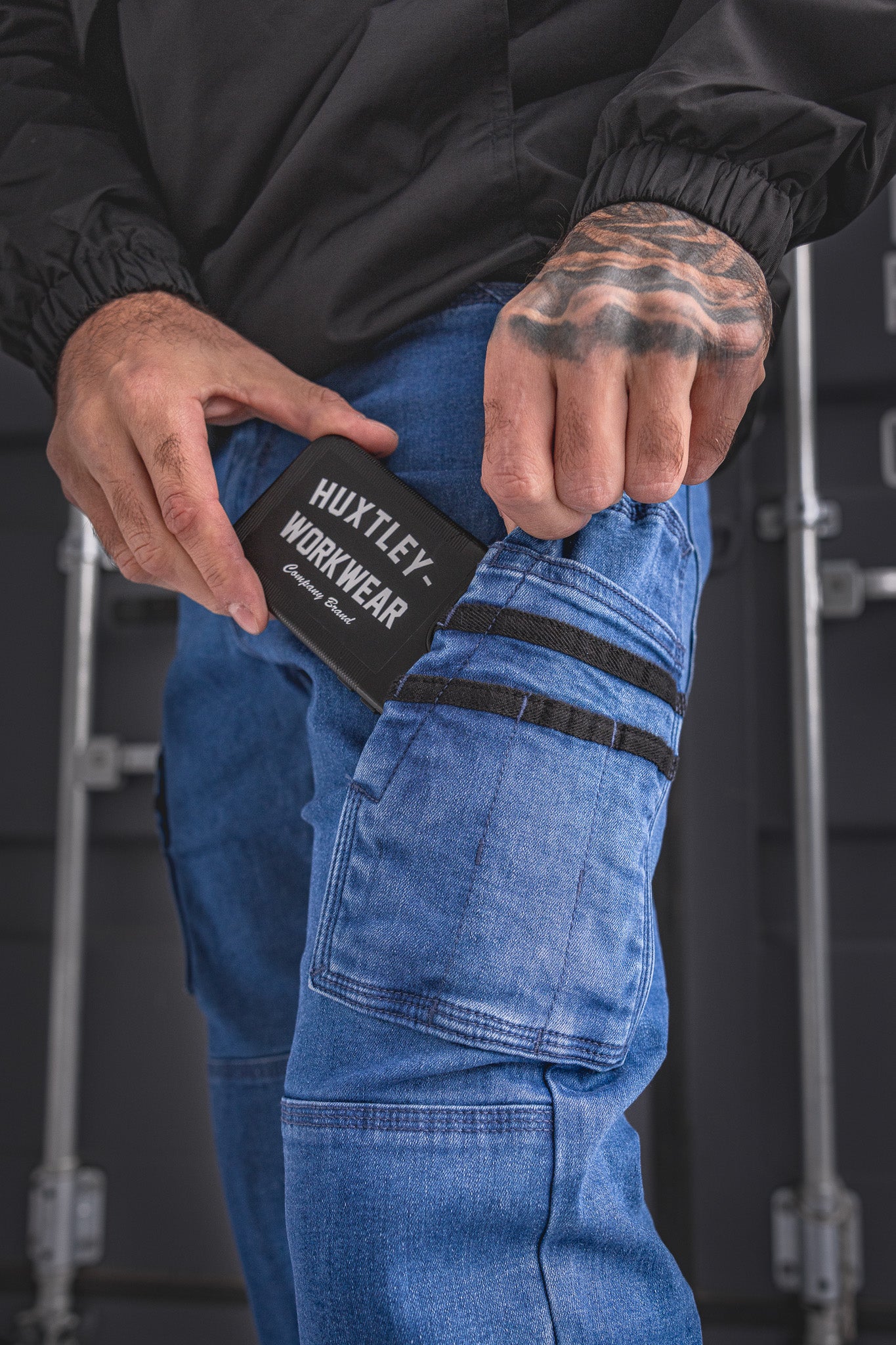 
                  
                    FX-1 Slim Work Jeans Stonewashed Blue
                  
                