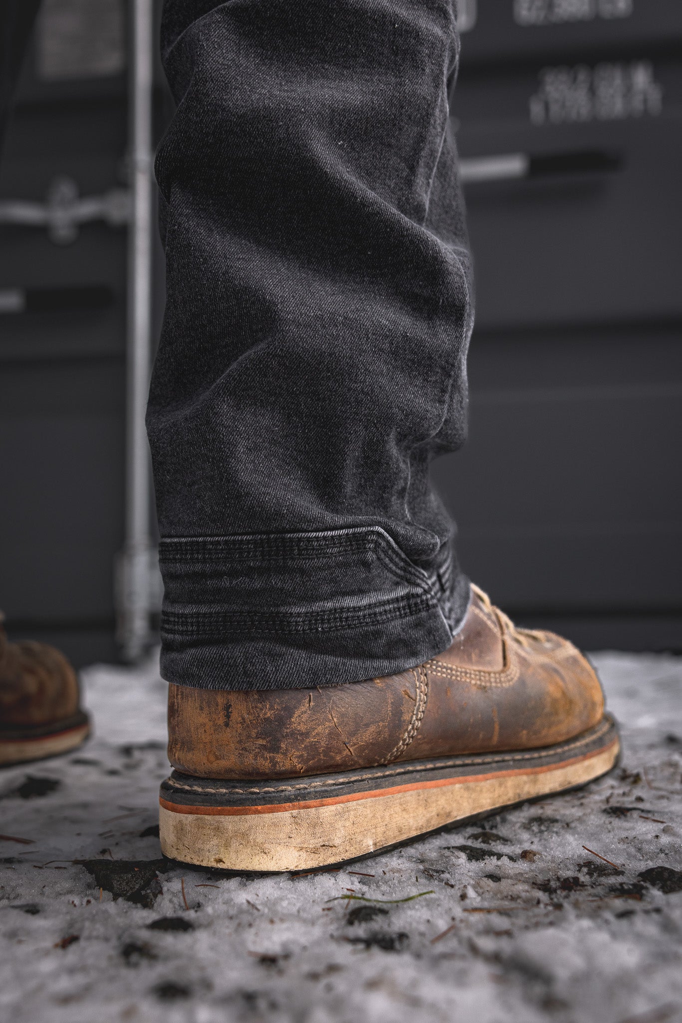 
                  
                    Jeans "Work" RX-1 Décontracté Noir Délavé
                  
                