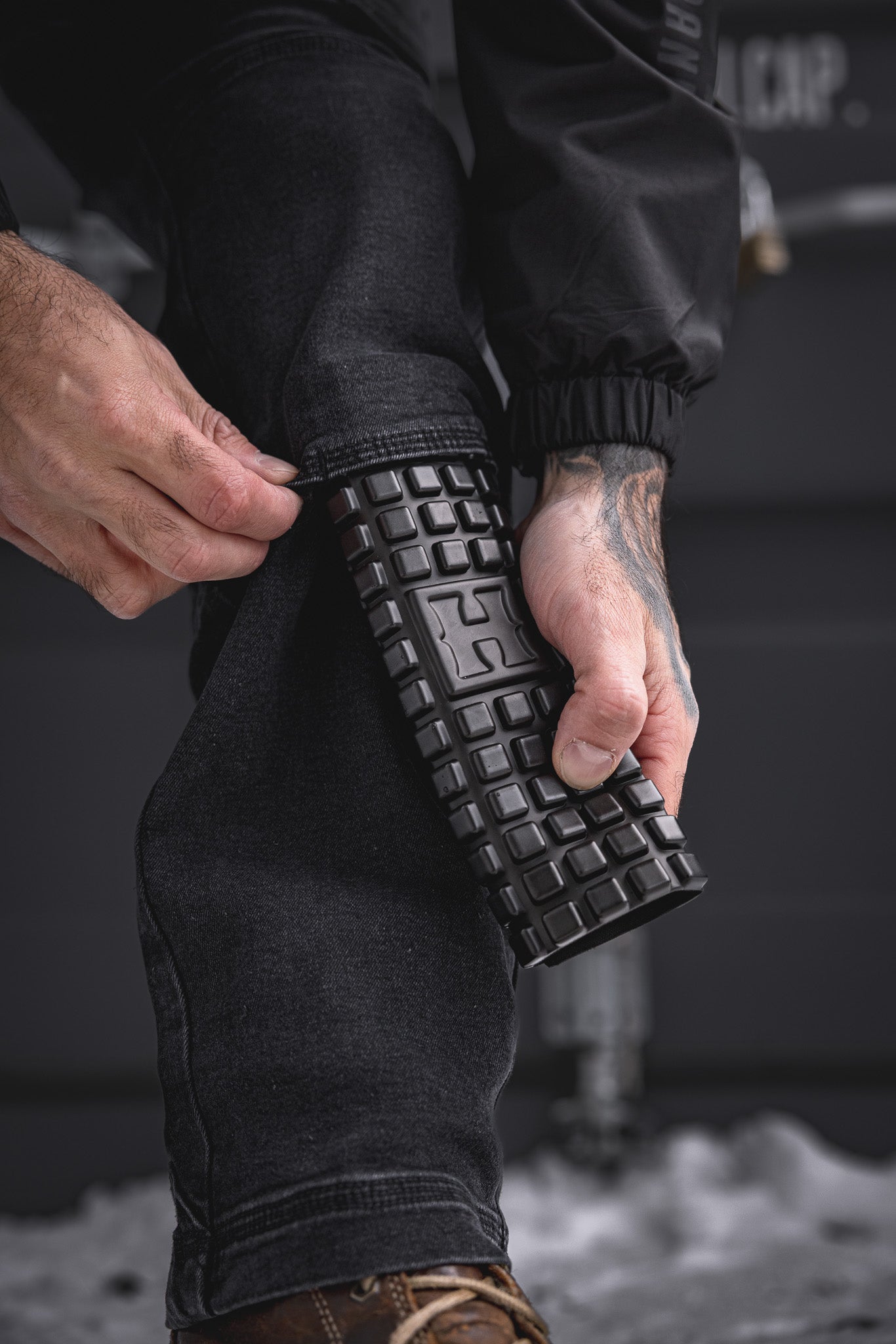 
                  
                    Jeans "Work" RX-1 Décontracté Noir Délavé
                  
                