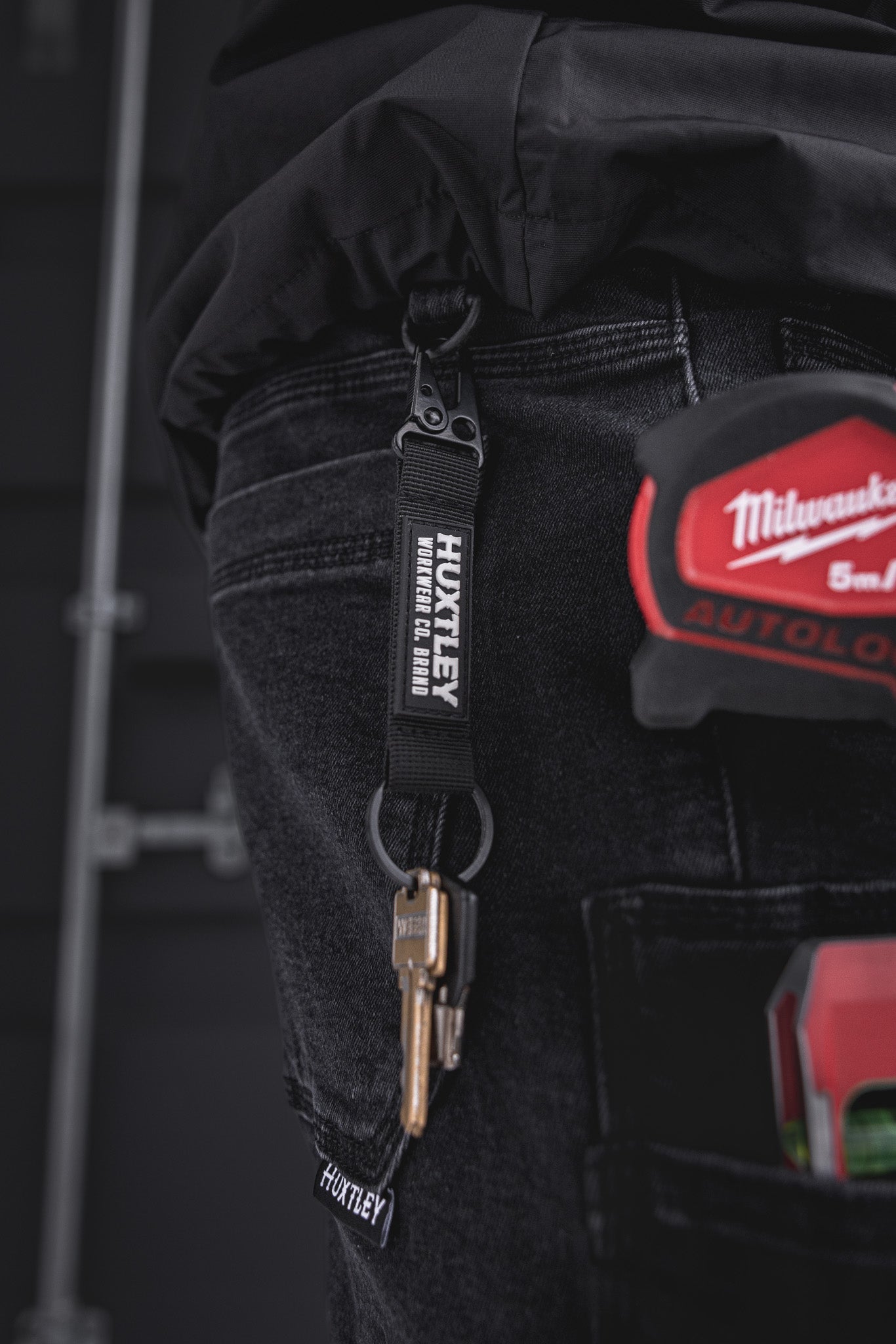 
                  
                    Jeans "Work" RX-1 Décontracté Noir Délavé
                  
                