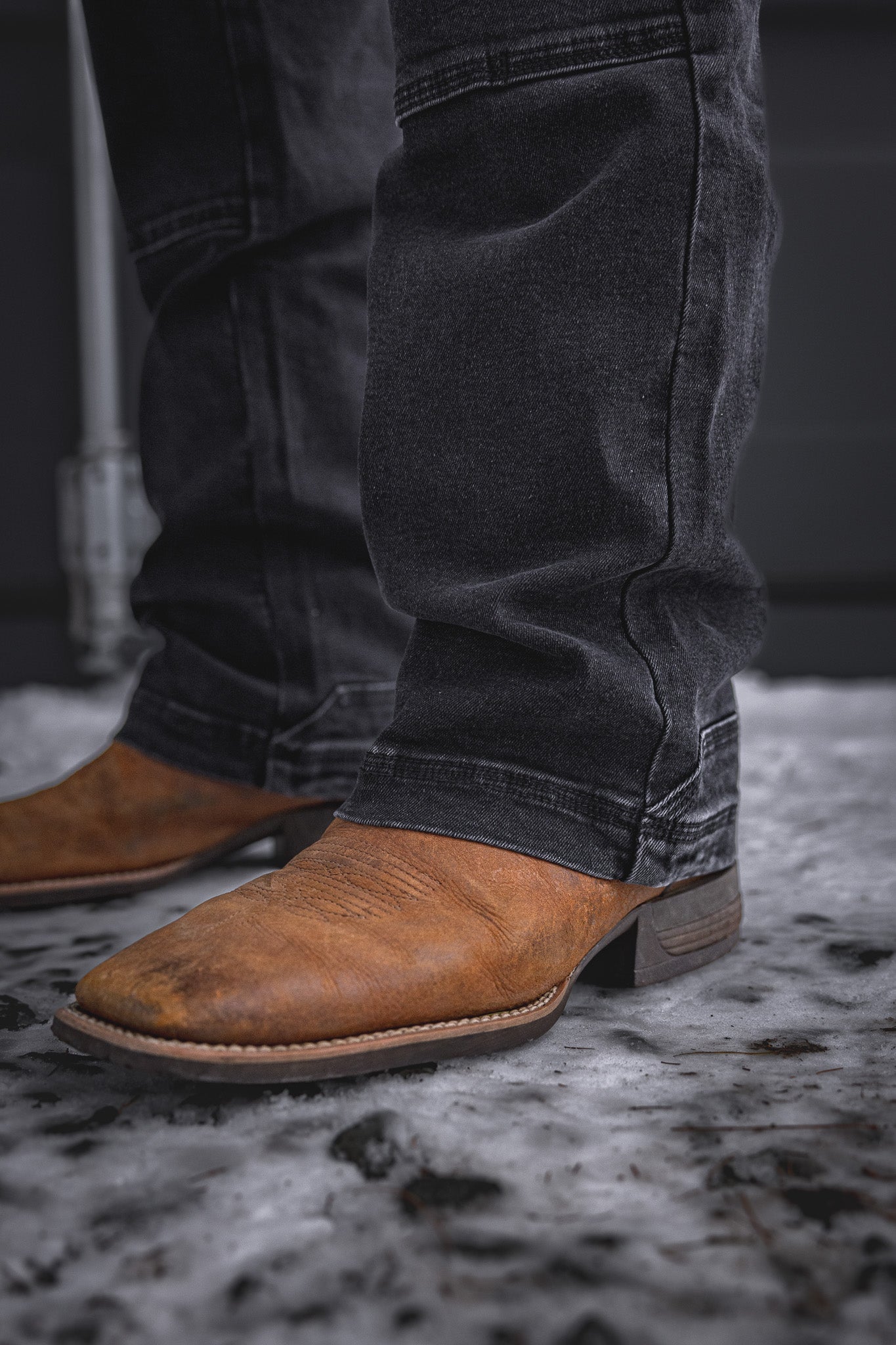 
                  
                    BX-1 Bootcut Work Jeans Stonewashed Black
                  
                