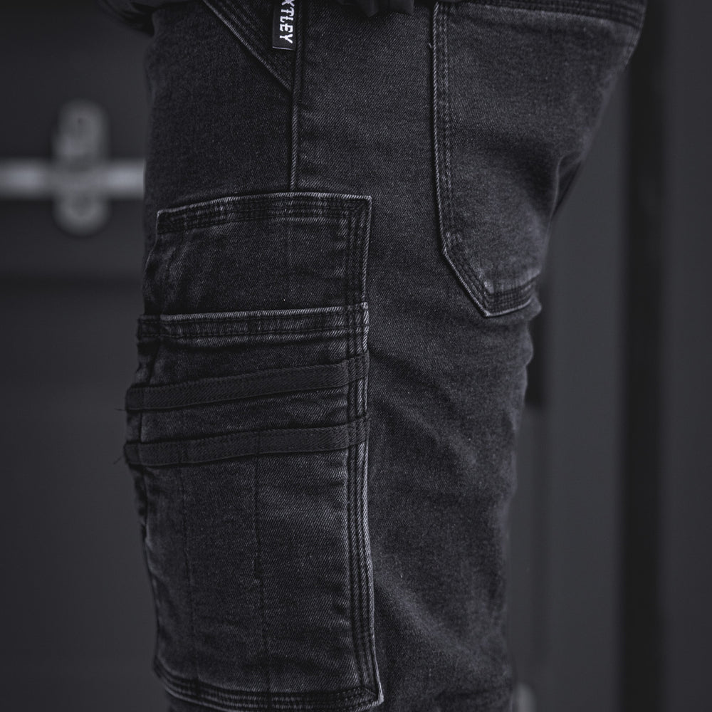 
                  
                    BX-1 Bootcut Work Jeans Stonewashed Black
                  
                