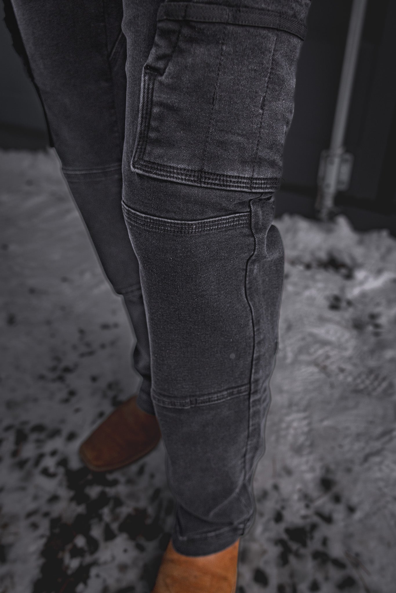 
                  
                    BX-1 Bootcut Work Jeans Stonewashed Black
                  
                