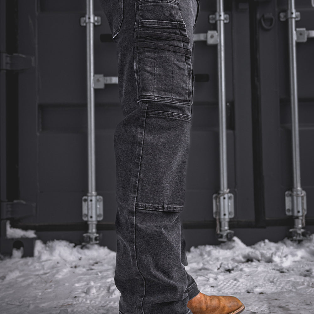 
                  
                    BX-1 Bootcut Work Jeans Stonewashed Black
                  
                