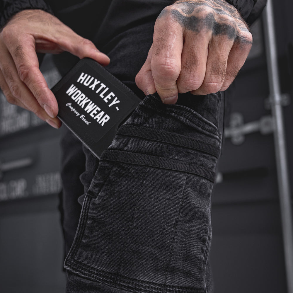
                  
                    BX-1 Bootcut Work Jeans Stonewashed Black
                  
                