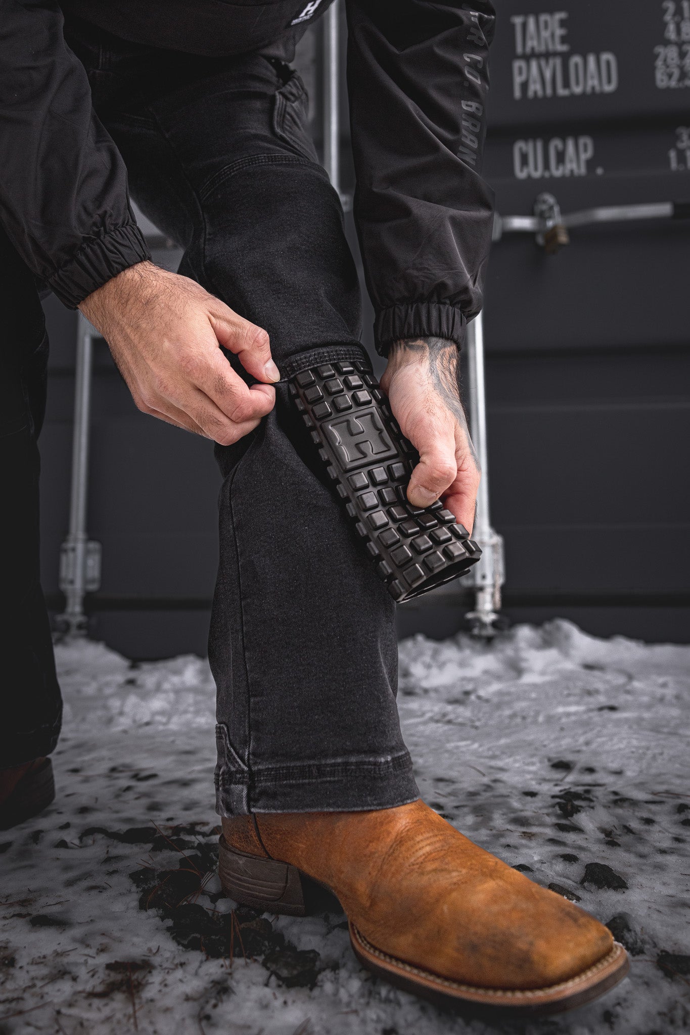 
                  
                    BX-1 Bootcut Work Jeans Stonewashed Black
                  
                