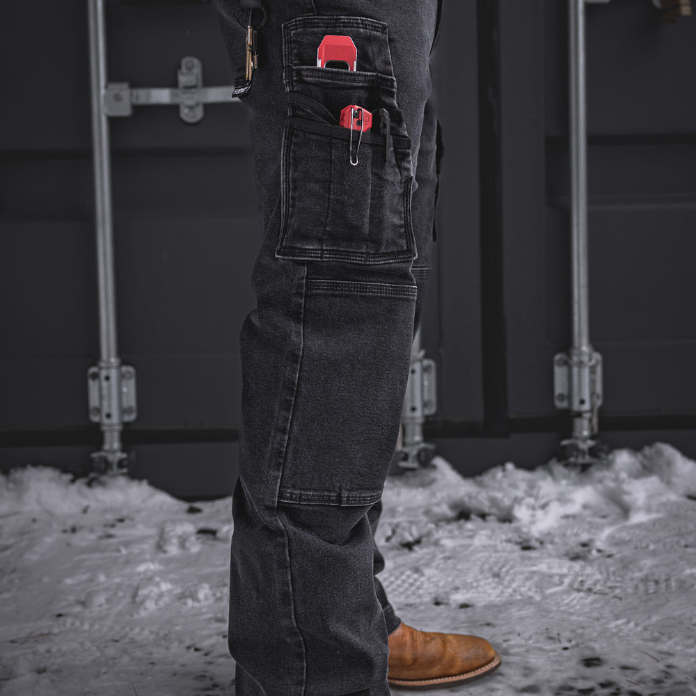 
                  
                    BX-1 Bootcut Work Jeans Stonewashed Black
                  
                