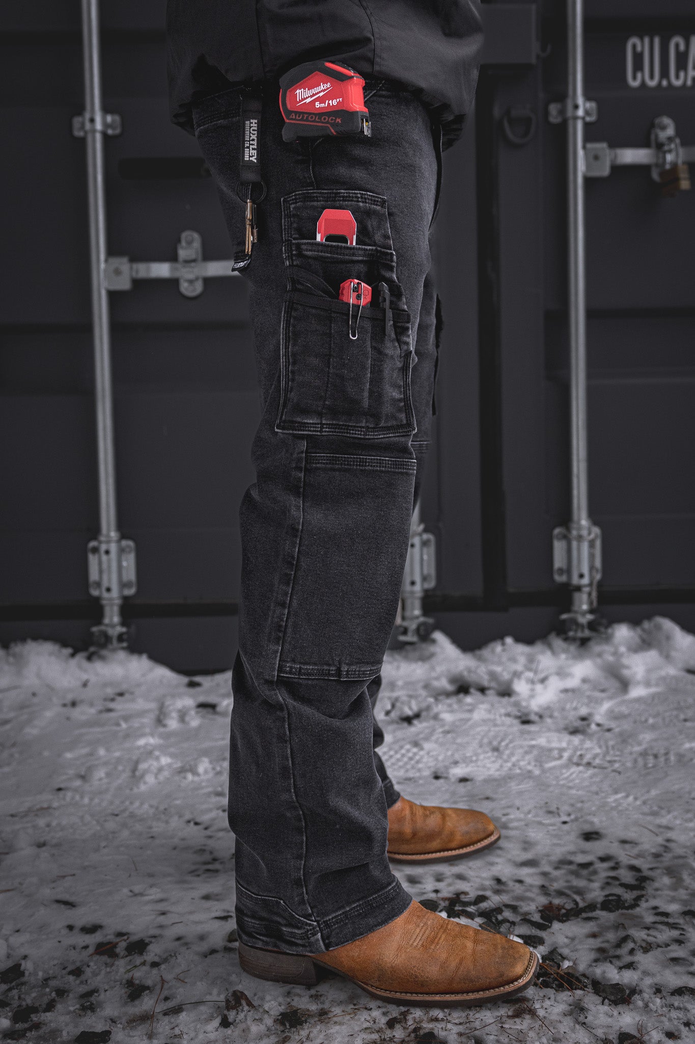 
                  
                    BX-1 Bootcut Work Jeans Stonewashed Black
                  
                