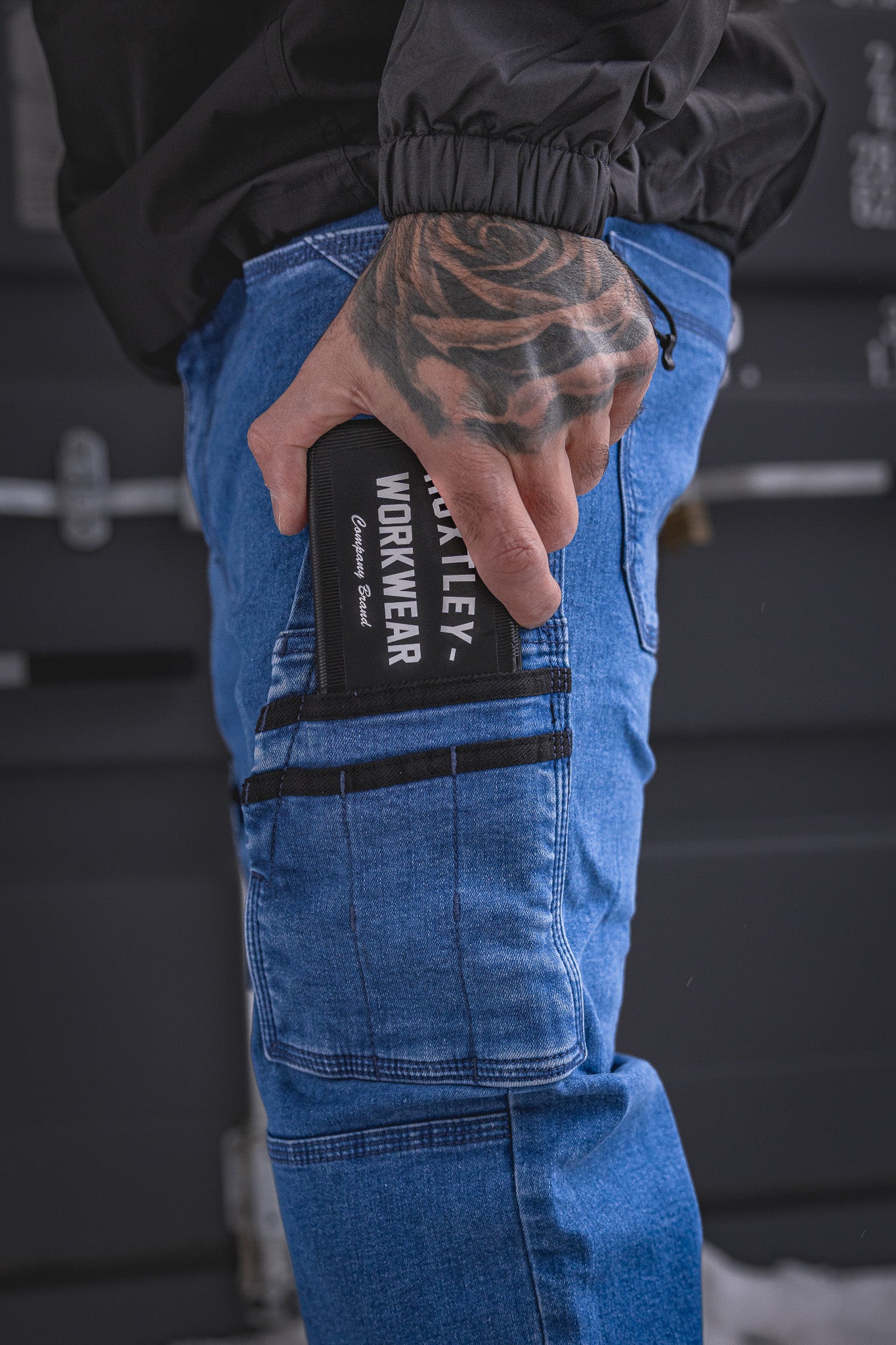 BX-1 Bootcut Work Jeans Stonewashed Blue – Huxtley