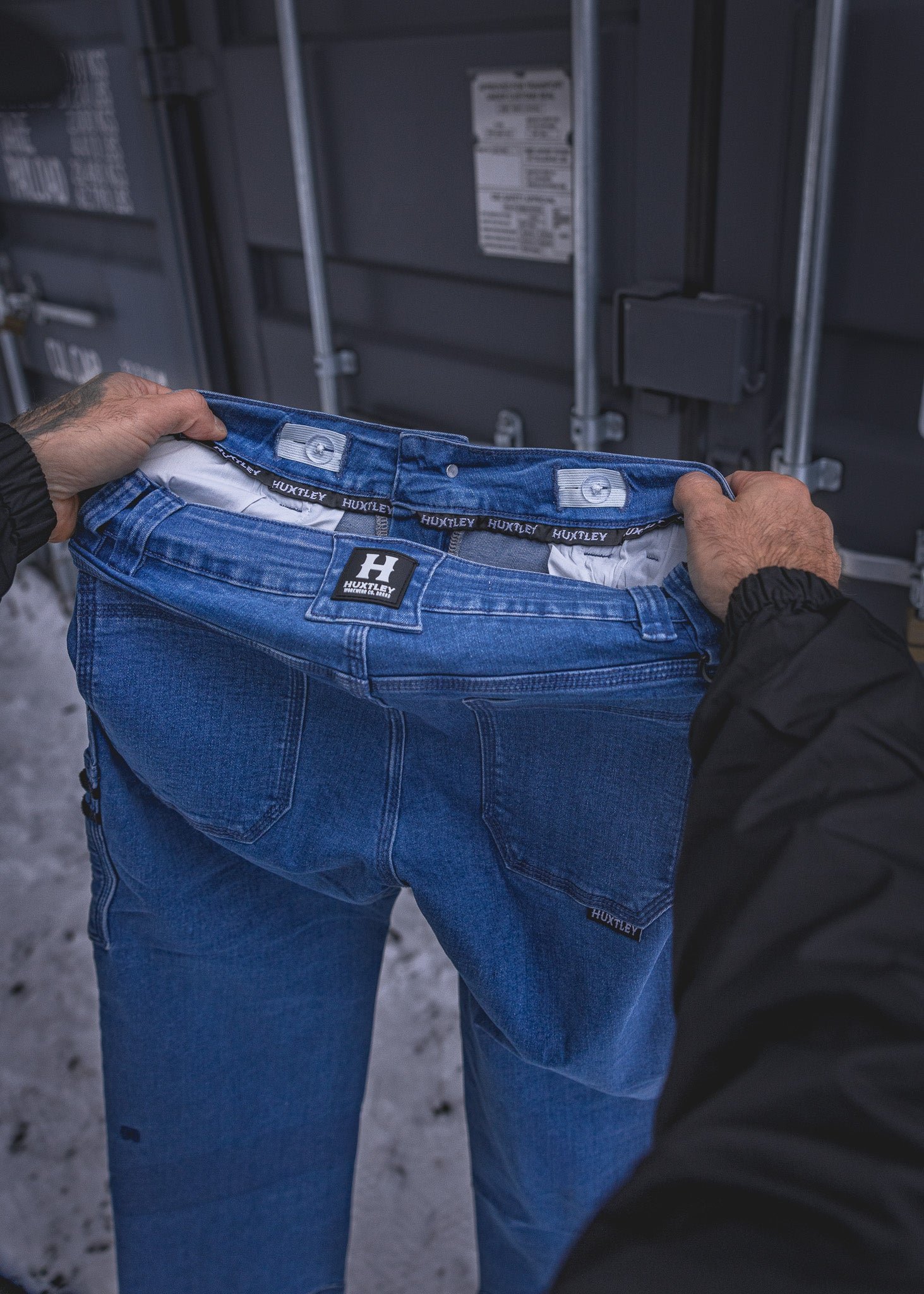 BX-1 Bootcut Work Jeans Stonewashed Blue – Huxtley