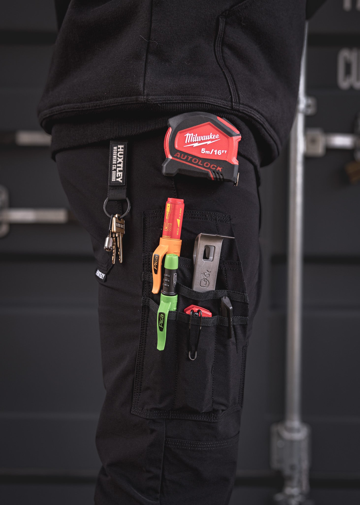 FX-1 Slim Lightweight Work Pants Blackout – Huxtley