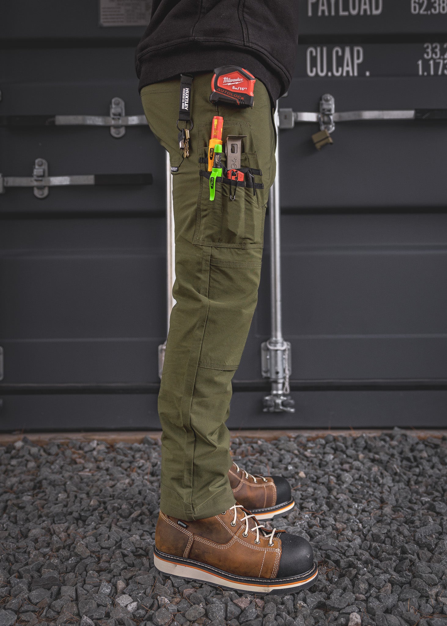 FX-1 Slim Lightweight Work Pants O.D. Green – Huxtley
