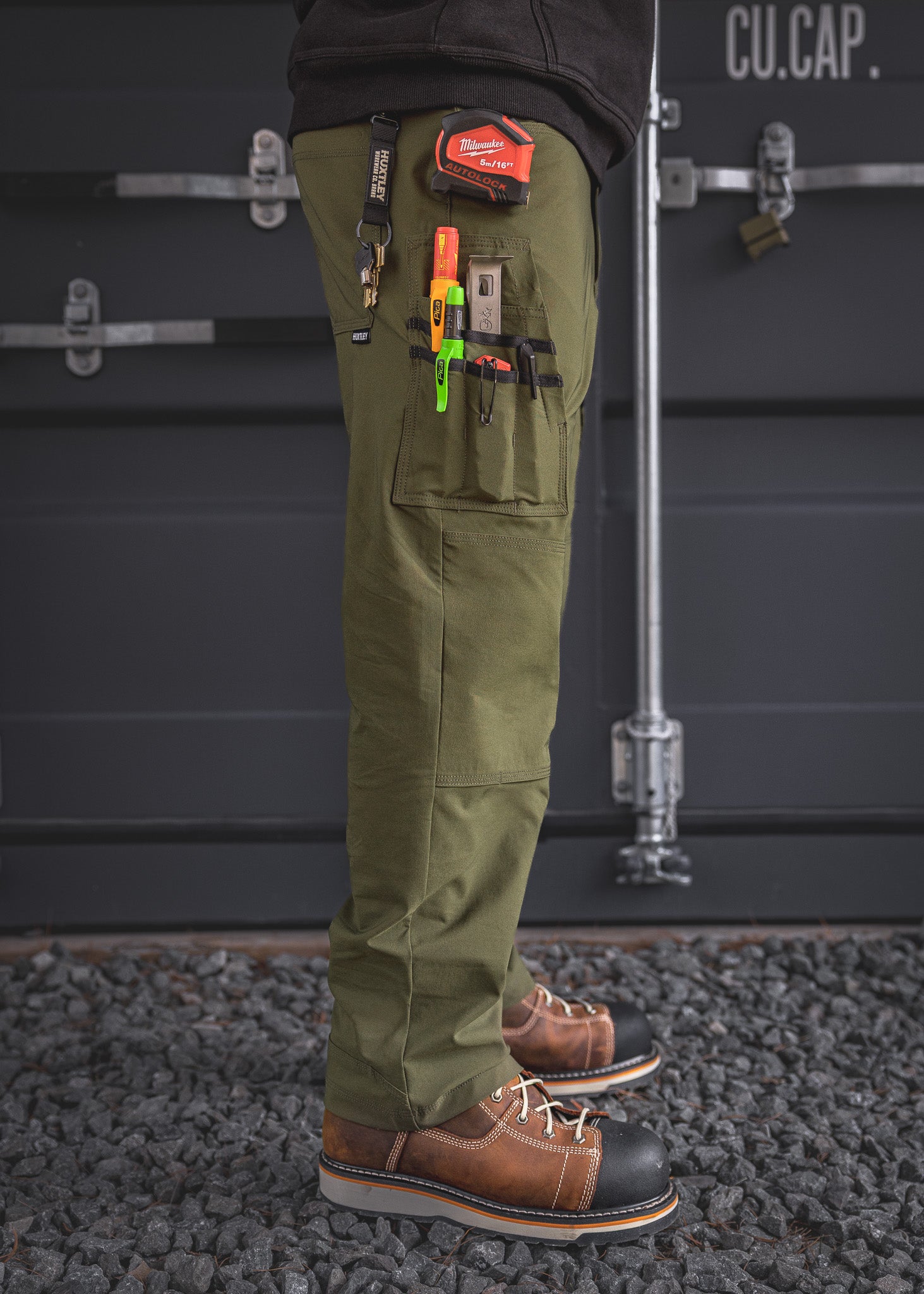 RX-1 Relaxed Lightweight Work Pants O.D. Green – Huxtley