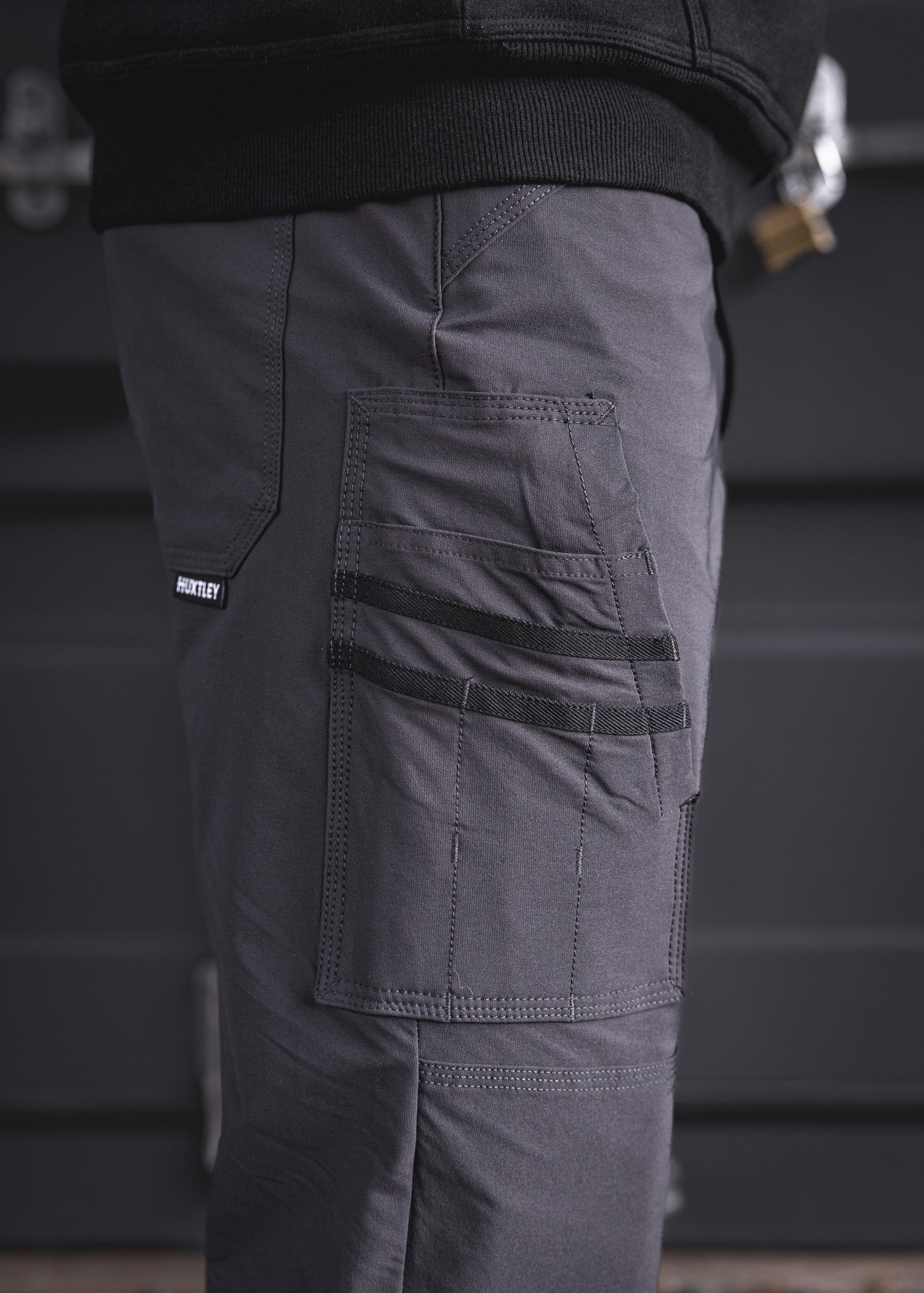 RX-1 Relaxed Lightweight Work Pants Gunmetal – Huxtley