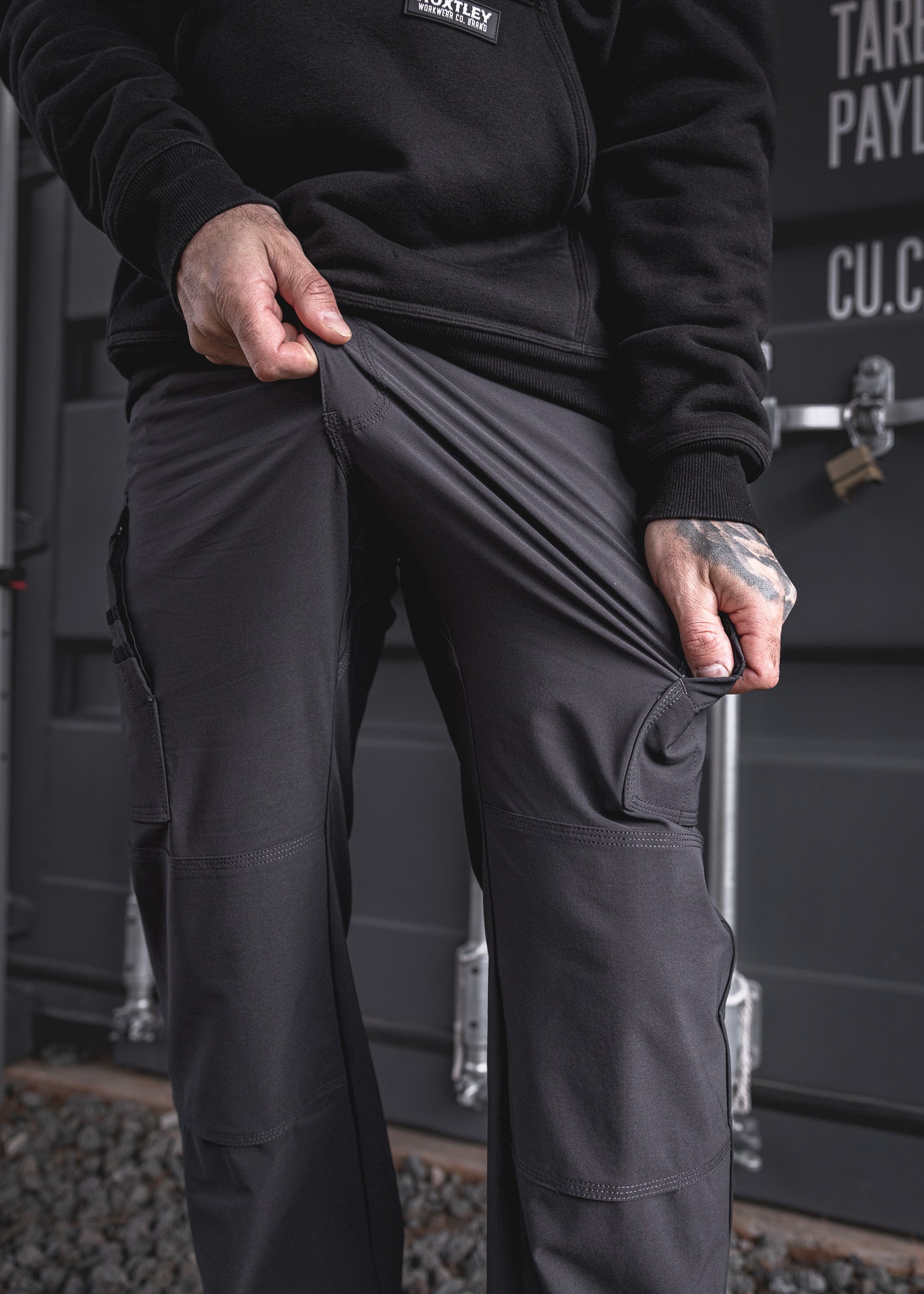RX-1 Relaxed Lightweight Work Pants Gunmetal – Huxtley