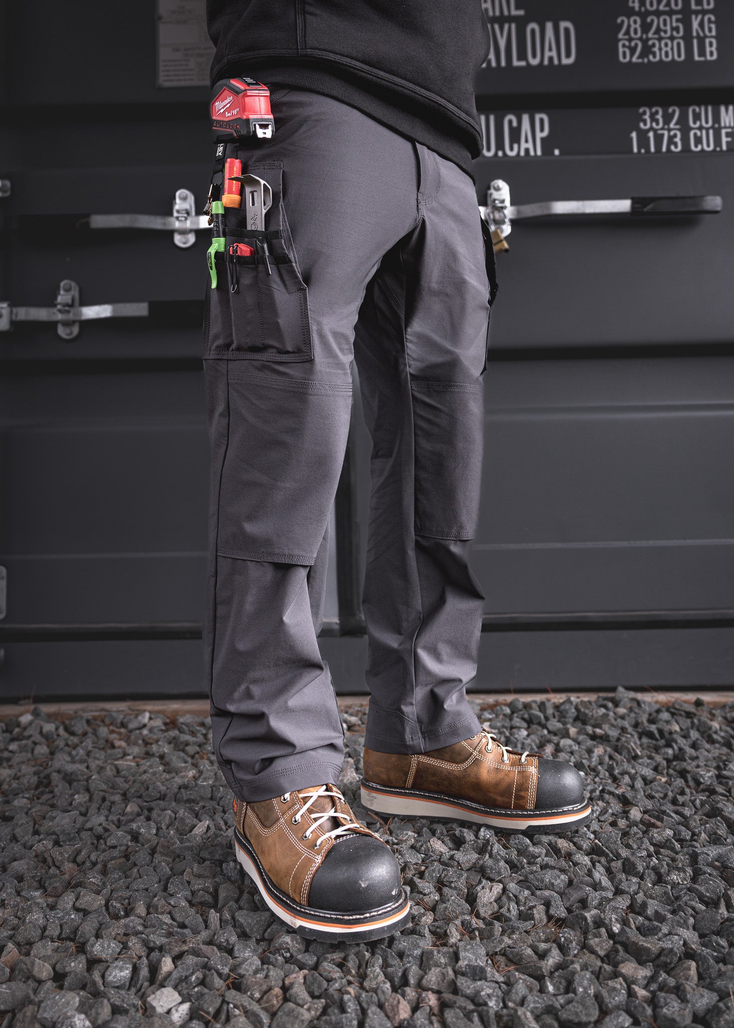 RX-1 Relaxed Lightweight Work Pants Gunmetal – Huxtley