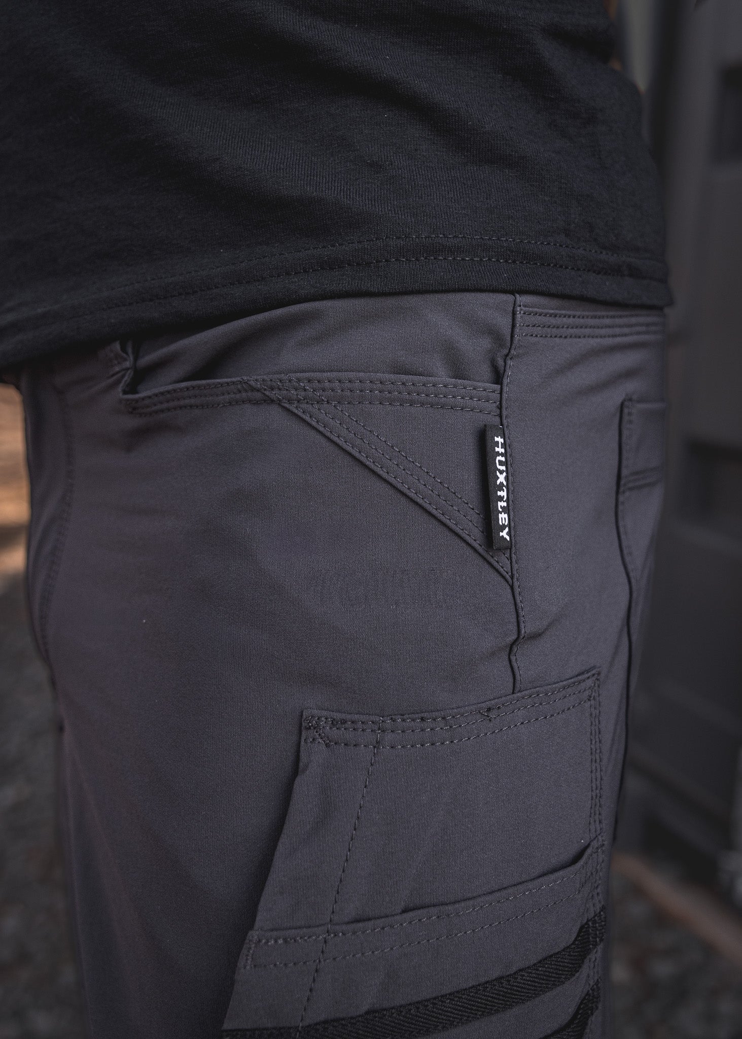 SX-1 Work Shorts Gunmetal – Huxtley