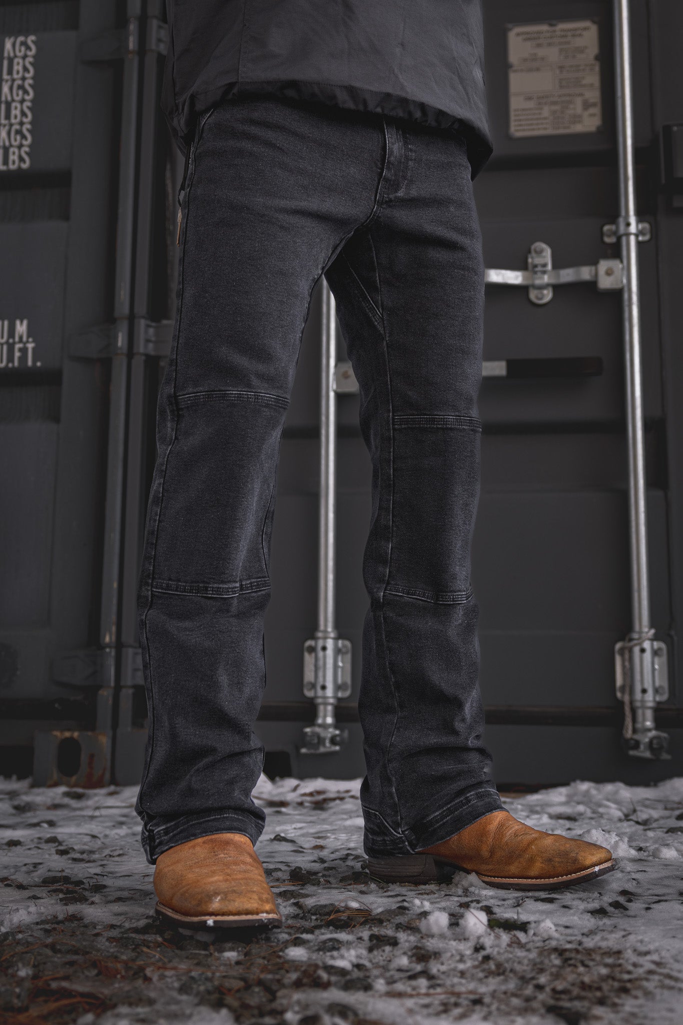 
                  
                    BX-1 Bootcut Flex Jeans Stonewashed Black
                  
                