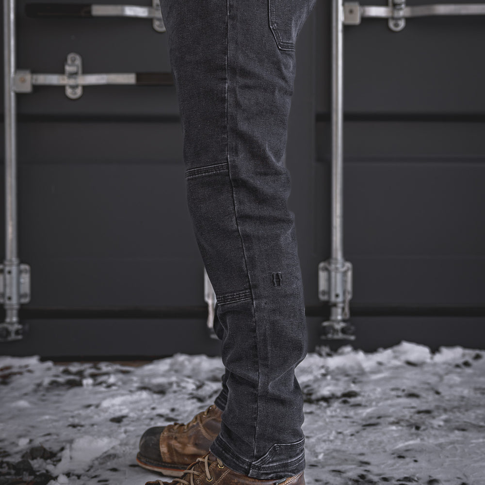 
                  
                    Jeans "Flex" FX-1 Ajusté Noir Délavé
                  
                