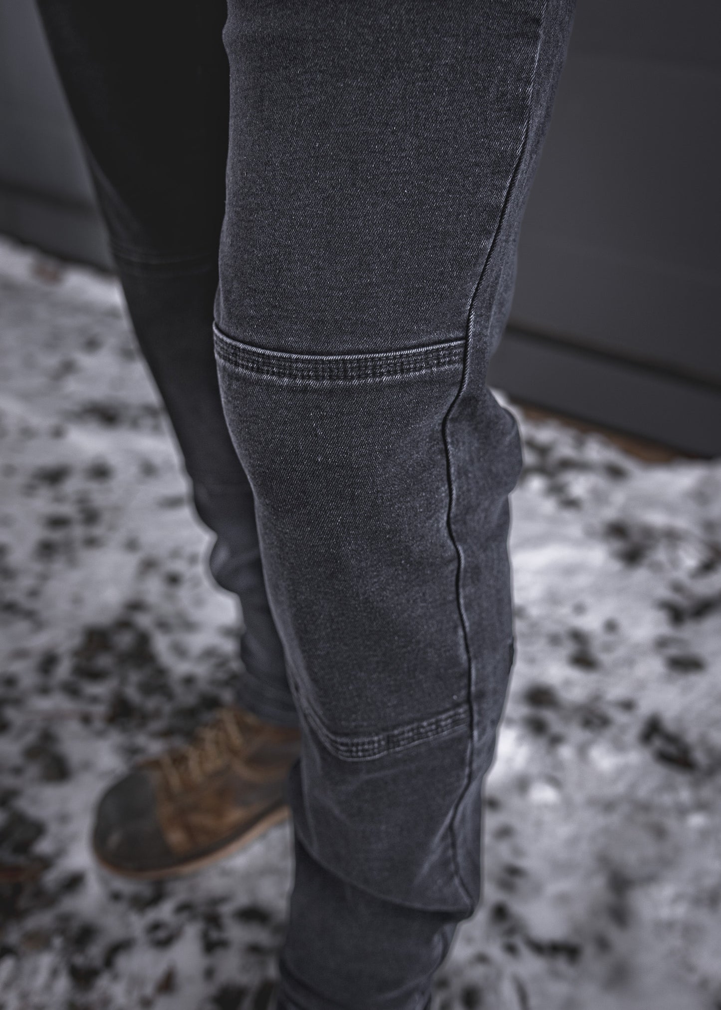 
                  
                    Jeans "Flex" FX-1 Ajusté Noir Délavé
                  
                