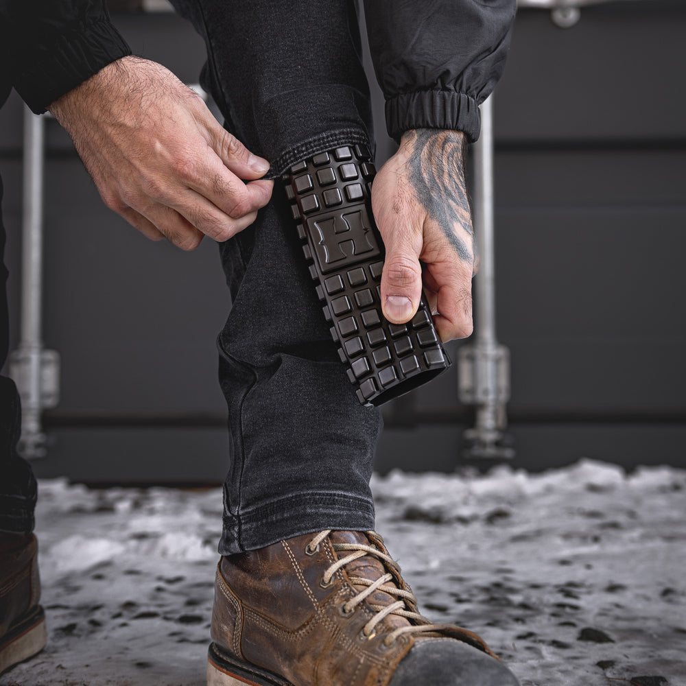 
                  
                    Jeans "Flex" FX-1 Ajusté Noir Délavé
                  
                