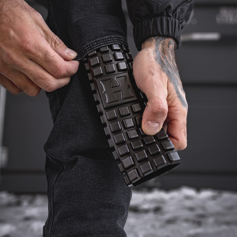 
                  
                    Jeans "Flex" FX-1 Ajusté Noir Délavé
                  
                